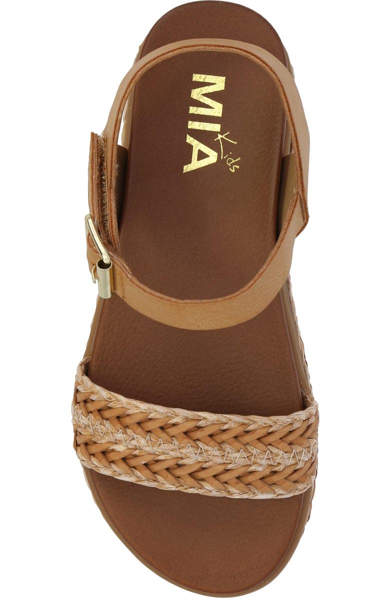 MIA Kids' Buffy Platform Sandal, Alternate, color, Cognac