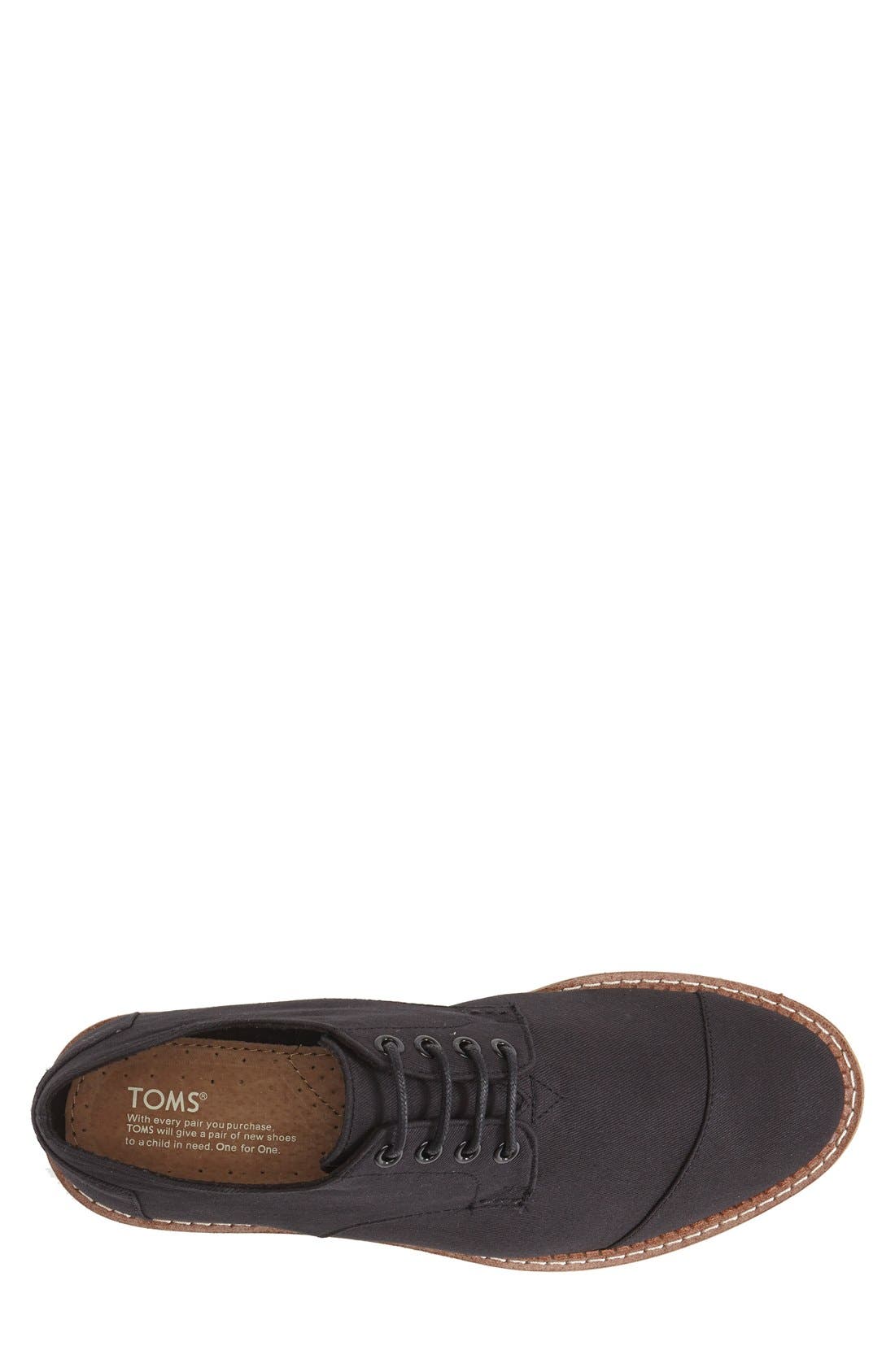 TOMS 'Classic Brogue' Cotton Twill Derby, Alternate, color, 