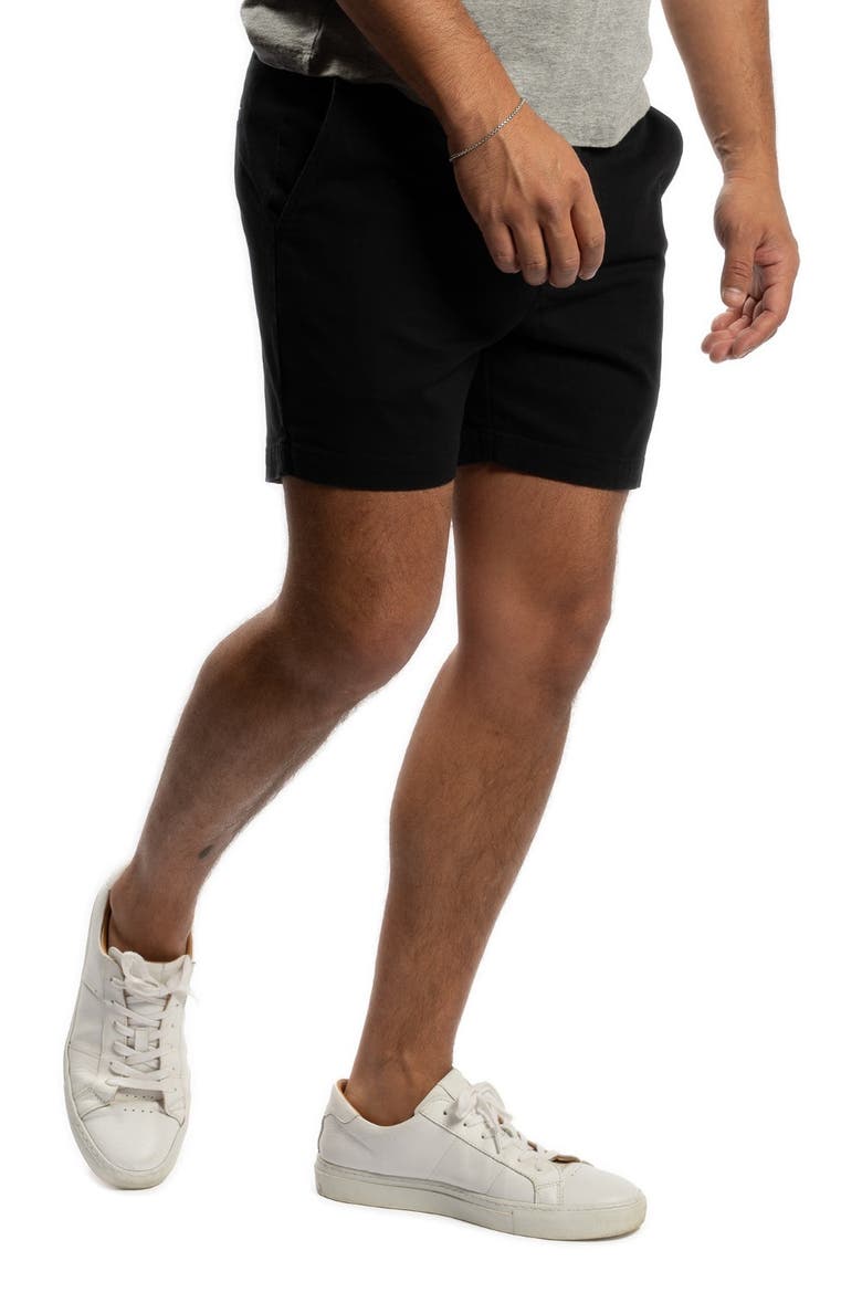 Stretch Chino Shorts 5 Inch, Alternate, color, Black