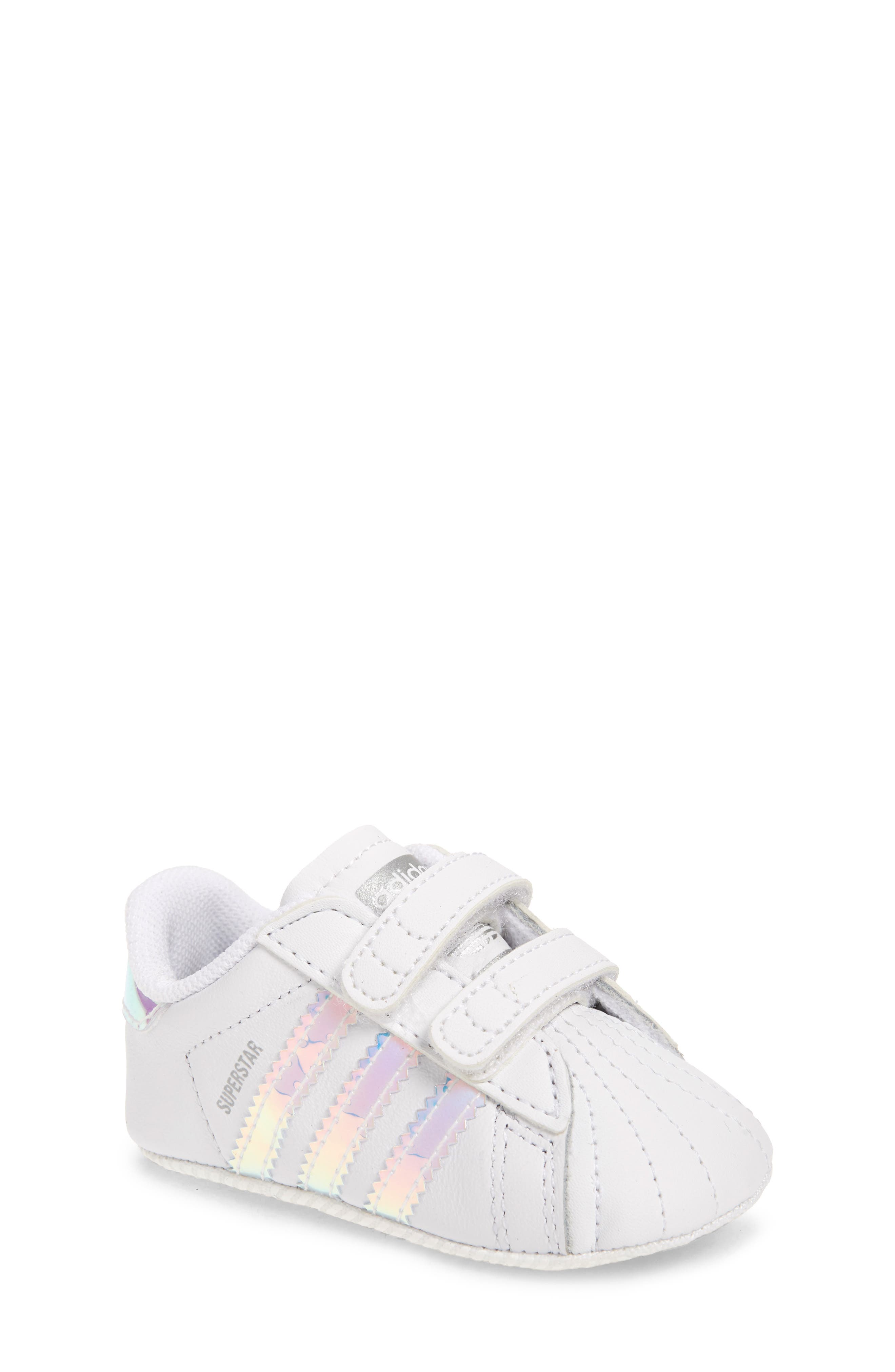 adidas Superstar Crib Sneaker, Main, color, 