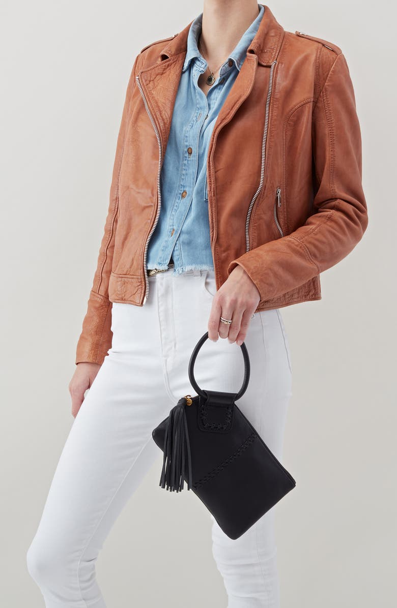 HOBO Sable Leather Clutch, Alternate, color,