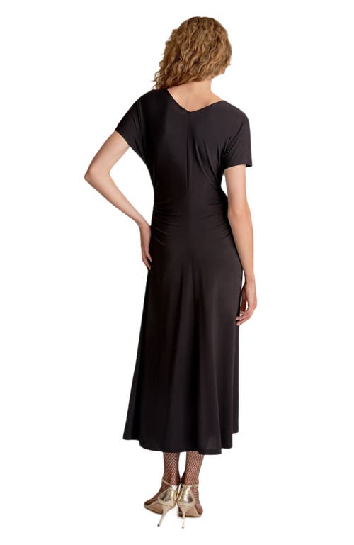 M.m.lafleur Von Light Jersey Dress In Black