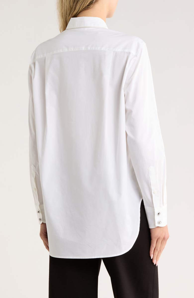 rag & bone Monty Oversize Button-Up Shirt, Alternate, color, White
