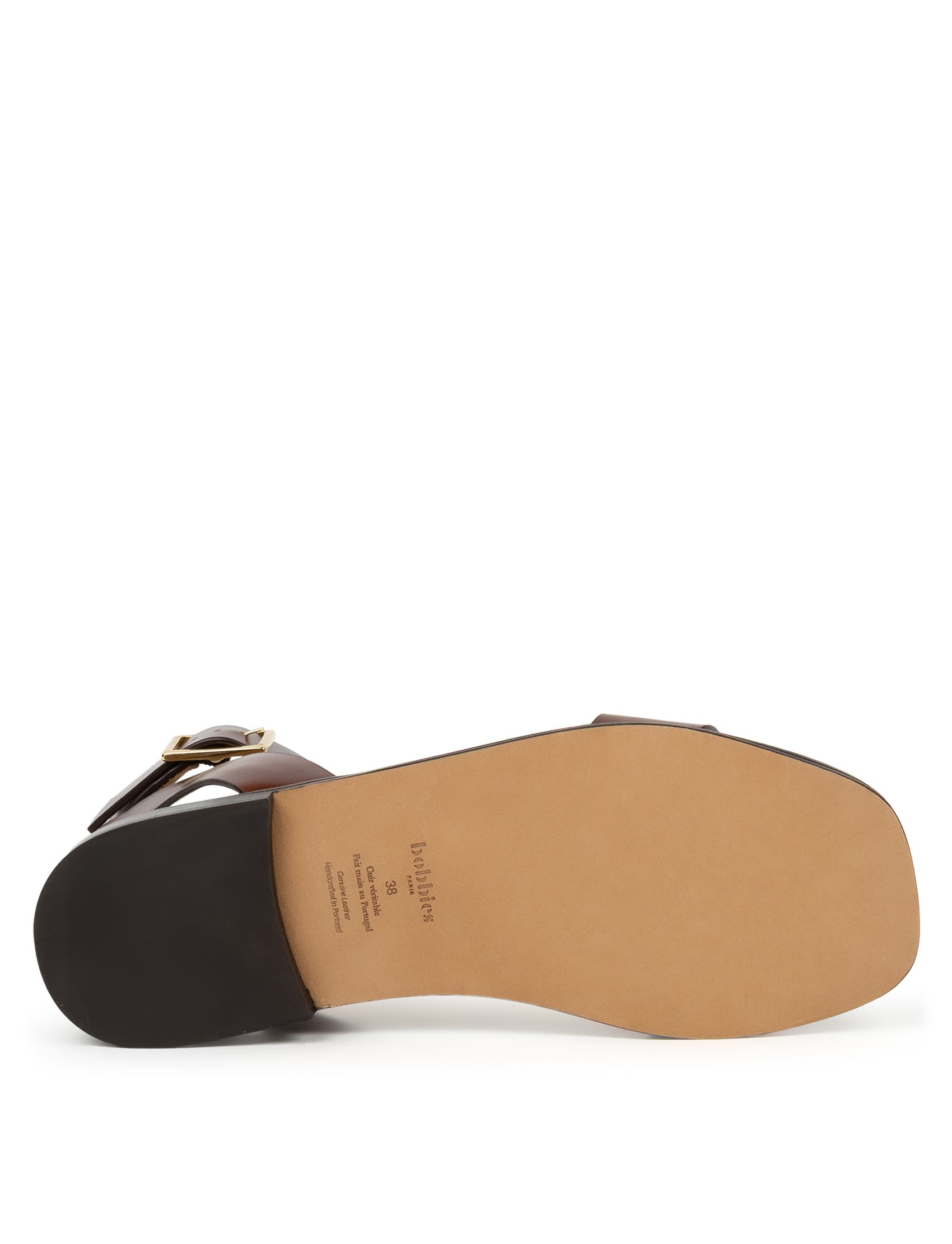 Nalini Flat Sandals, Alternate, color, Chestnut