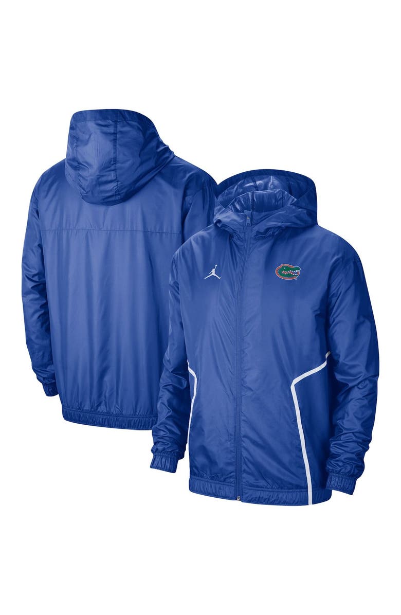 Jordan Brand Men's Jordan Brand Royal Florida Gators 2021 Sideline Full-Zip Jacket, Main, color,
