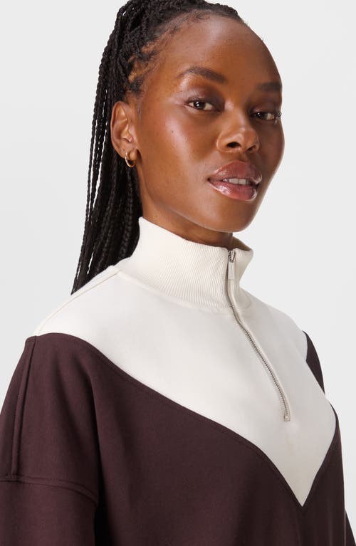 Sweaty Betty Revive Colorblock Half Zip Sweatshirt In Multi
