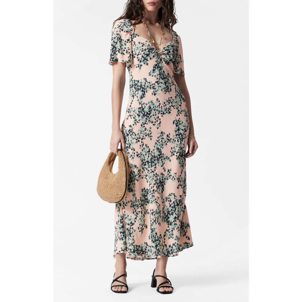 & Other Stories Floral Print Maxi Dress In Multi