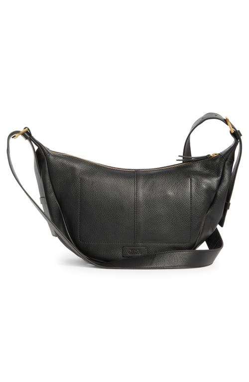 Vince Camuto Jenna Leather Crossbody Bag In Blue