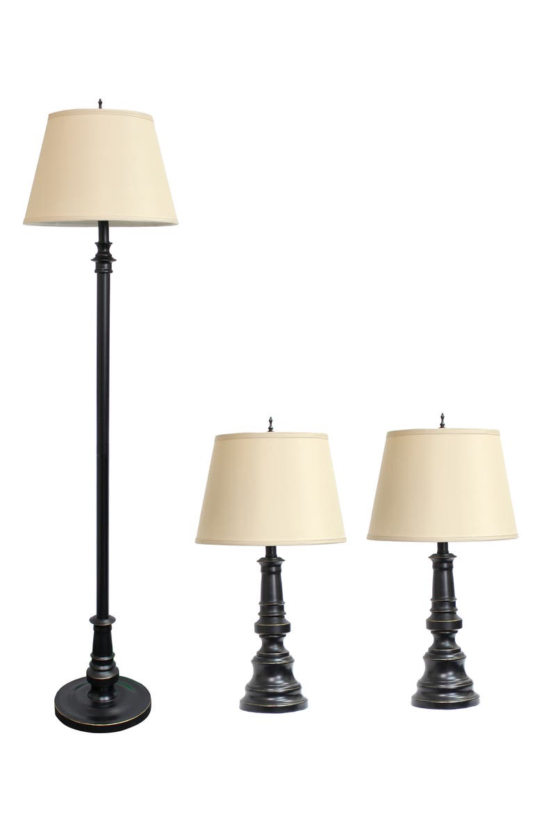 LALIA HOME 3-Piece Lamp Set, Main, color, 