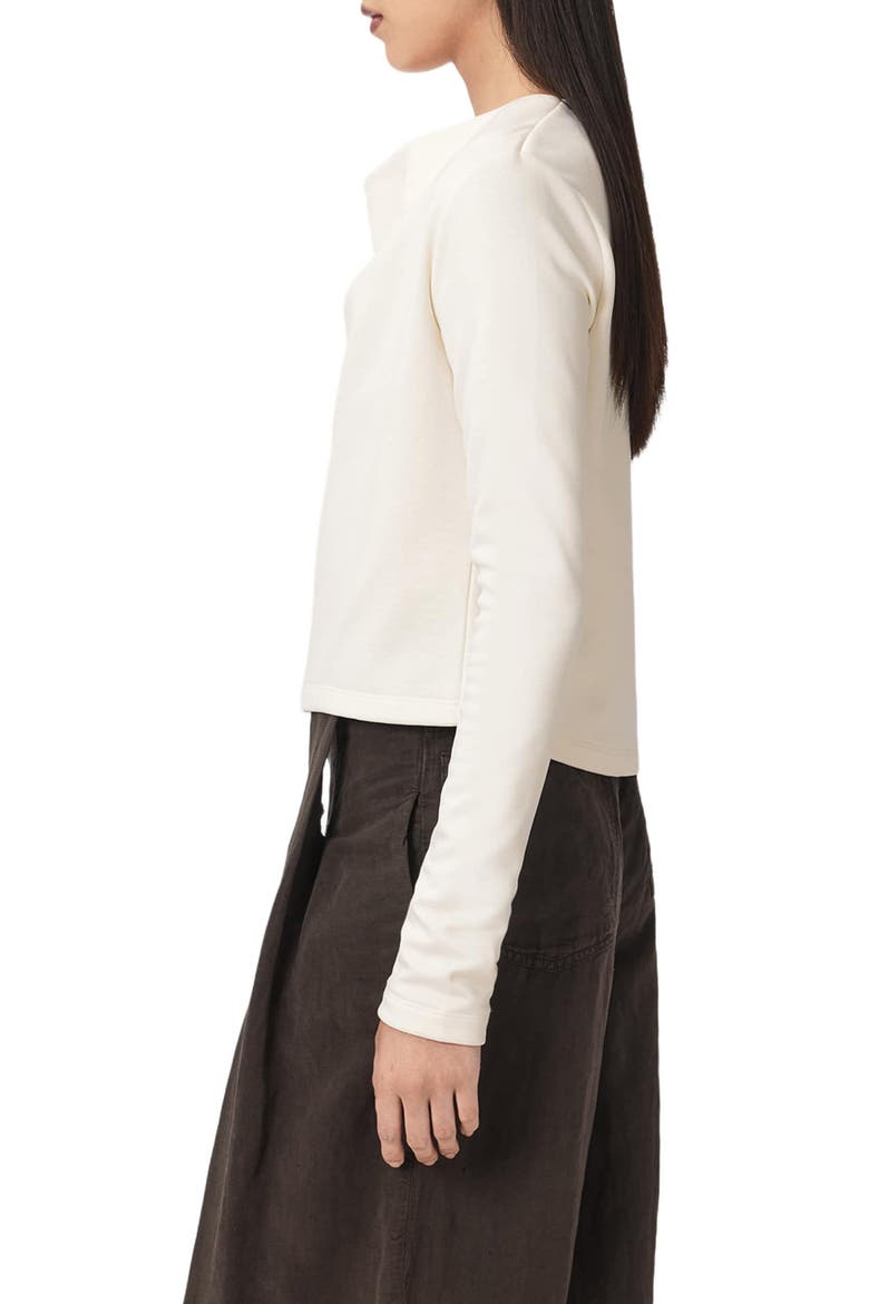 Skyler Long Sleeve Top, Alternate, color, FOSSIL WHITE