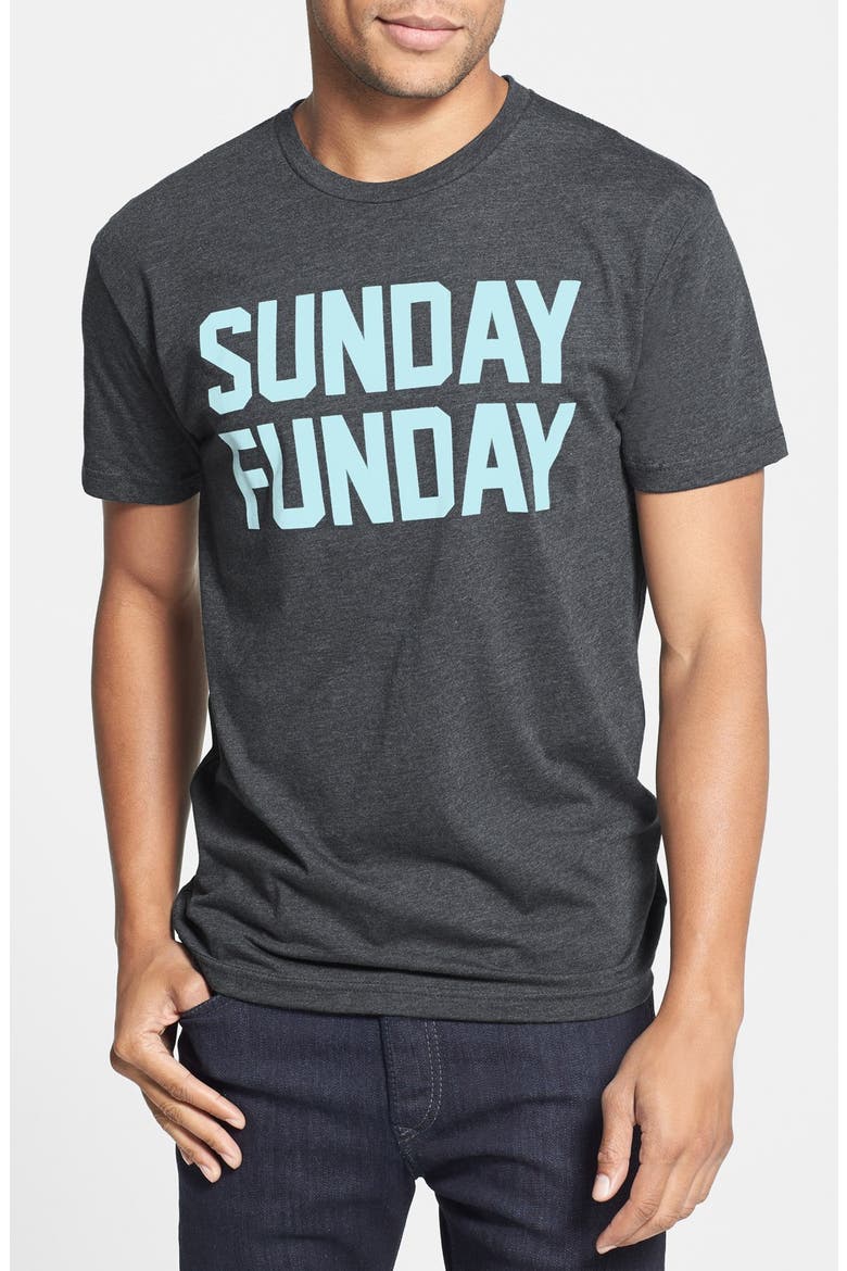 Kid Dangerous 'Sunday Funday' Graphic T-Shirt, Main, color, CHARCOAL