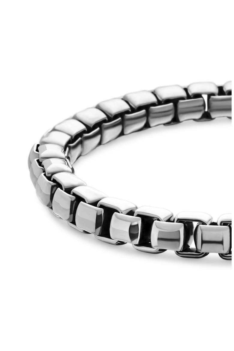 Extra-Large Box Chain Bracelet, Alternate, color, SILVER