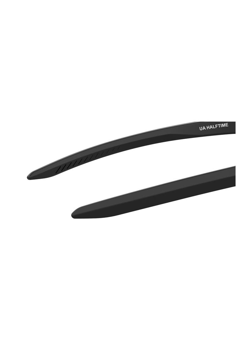 Halftime 99mm Shield Sport Sunglasses, Alternate, color, MATTE BLACK / GREY OLEOPHOBIC