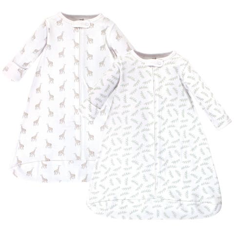 Organic-Cotton Long-Sleeve Wearable Sleeping Bag, Sack, Blanket (Baby)
