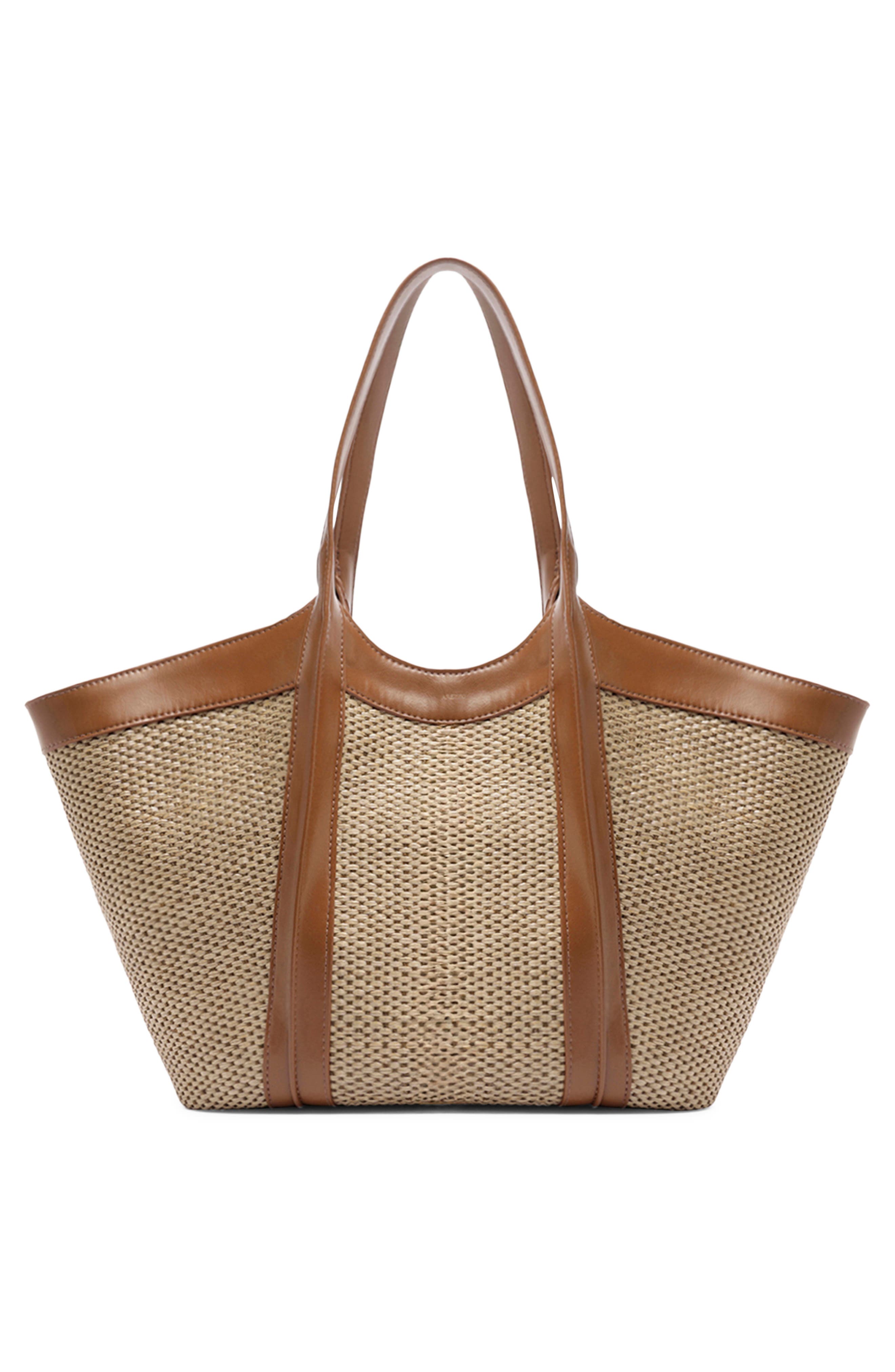Arezzo Large Liana Shopper Bag, Alternate, color, Soul Natural/ Natural