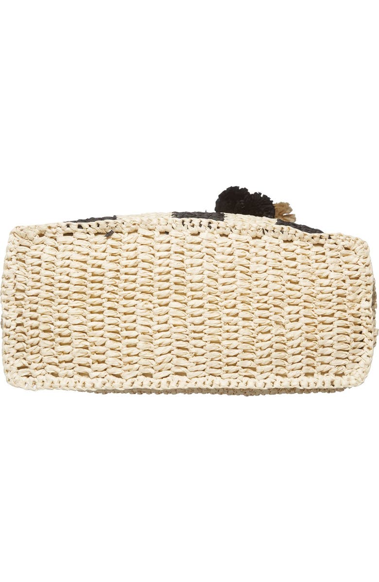 Sole Society 'Sherwood' Straw Beach Tote, Alternate, color,