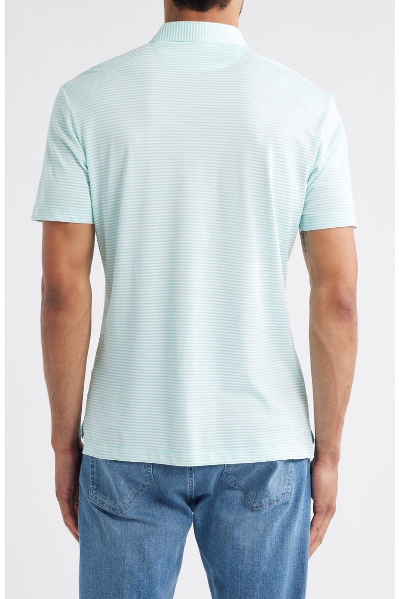 Dru Stripe Performance Polo, Alternate, color, SARDINIA