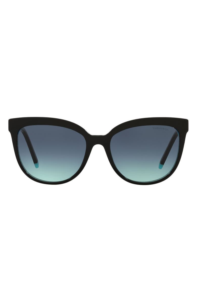 Tiffany 
Co. 55mm Gradient Cat Eye Sunglasses, Main, color, 