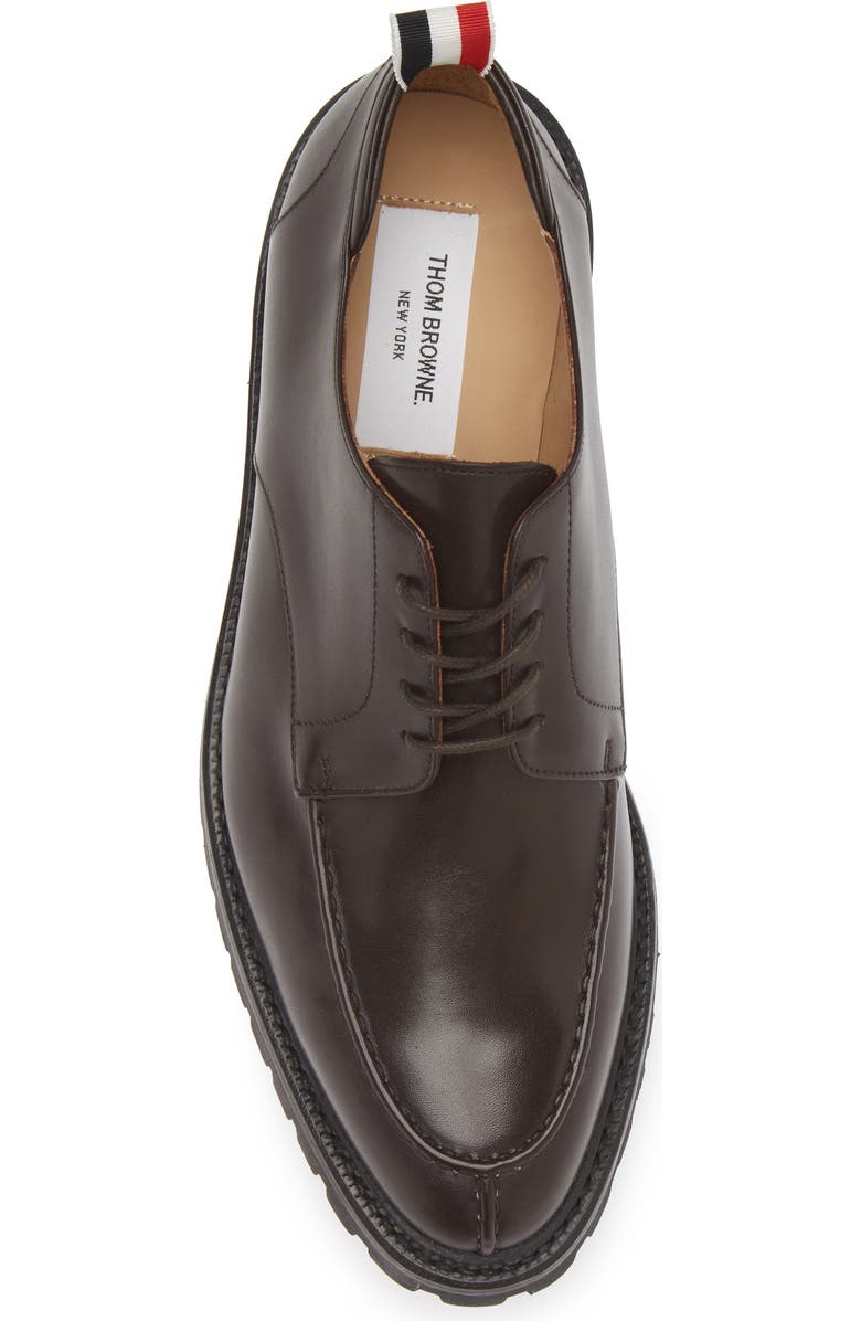 Thom Browne Apron Toe Derby, Alternate, color, Brown