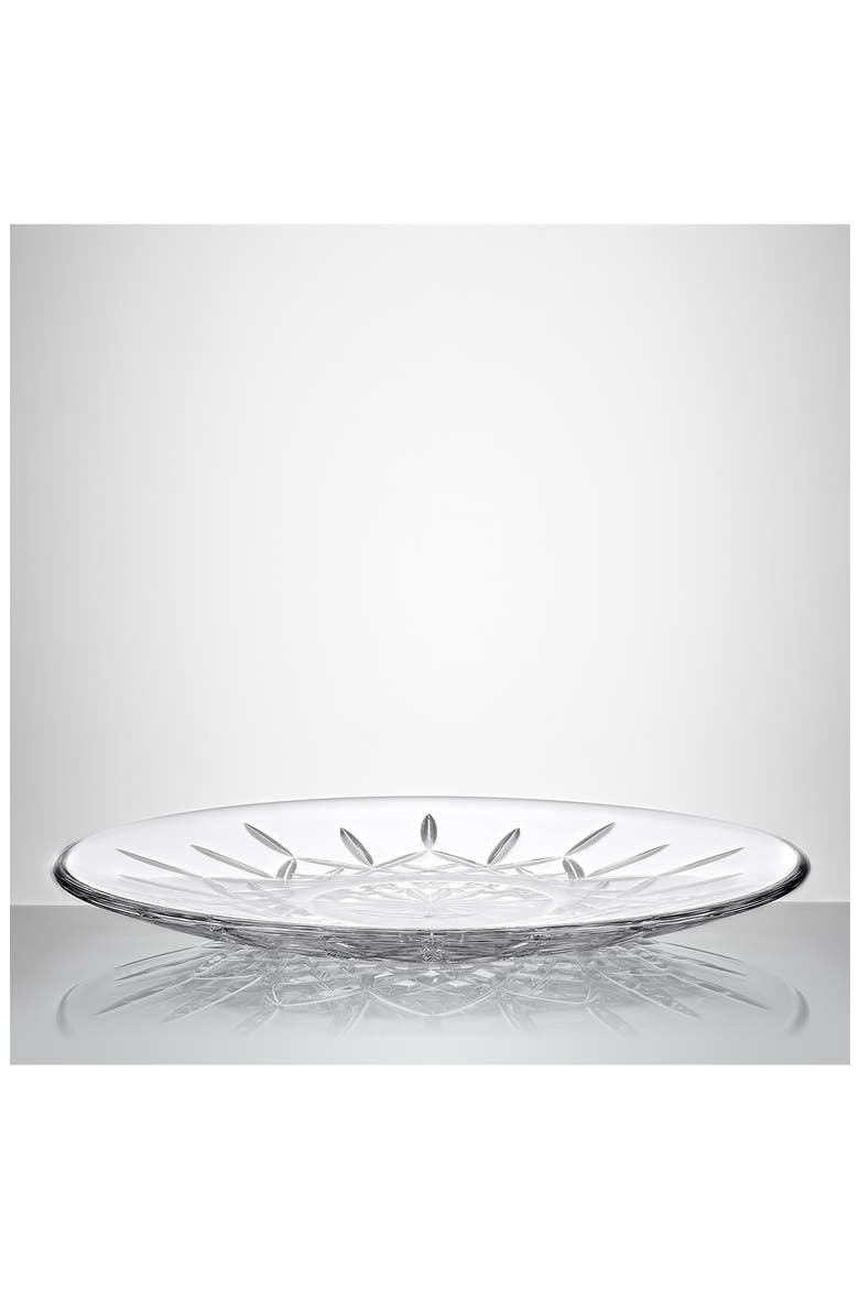 Lismore Crystal Decorative Plate, Alternate, color, NO COLOR