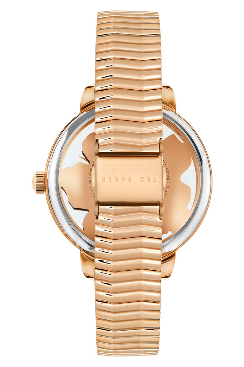 Lilabel 2H Bracelet Watch, 36mm, Alternate, color, ROSE GOLD/ PINK/ ROSE GOLD