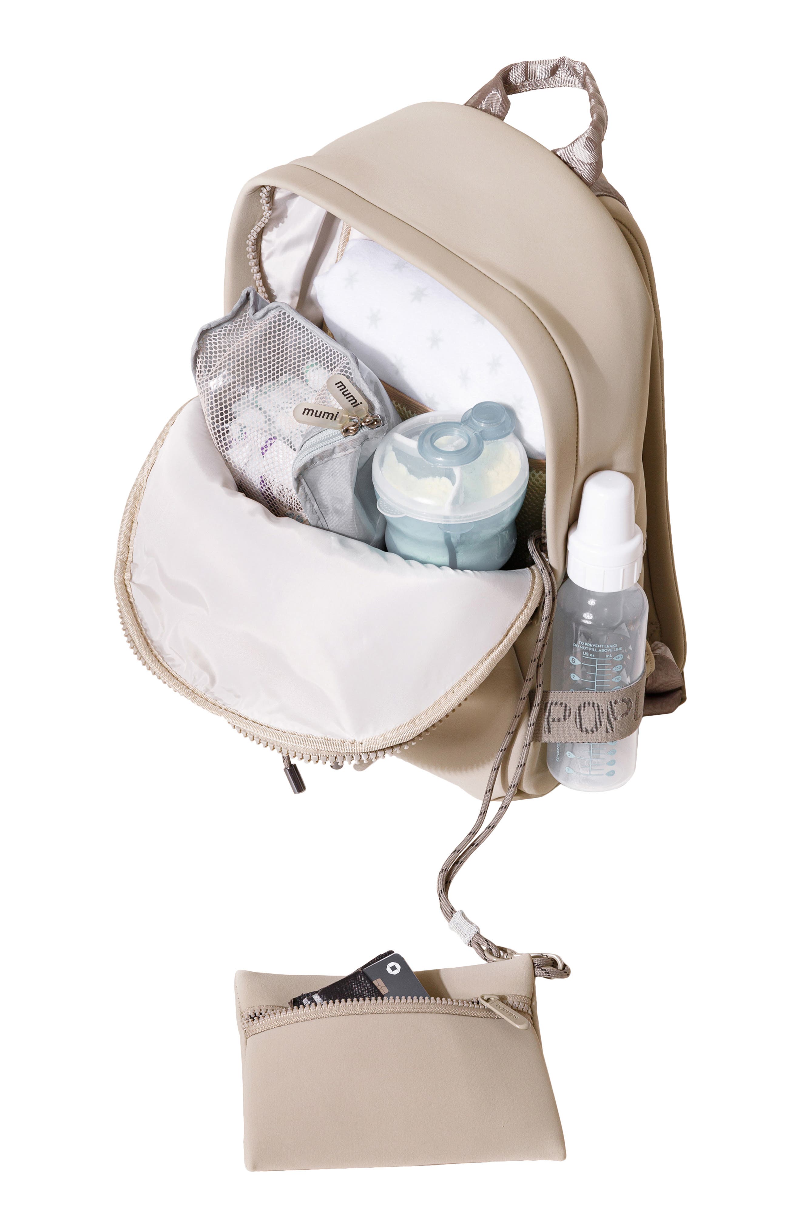 Everyday Neoprene Backpack, Alternate, color, TAUPE