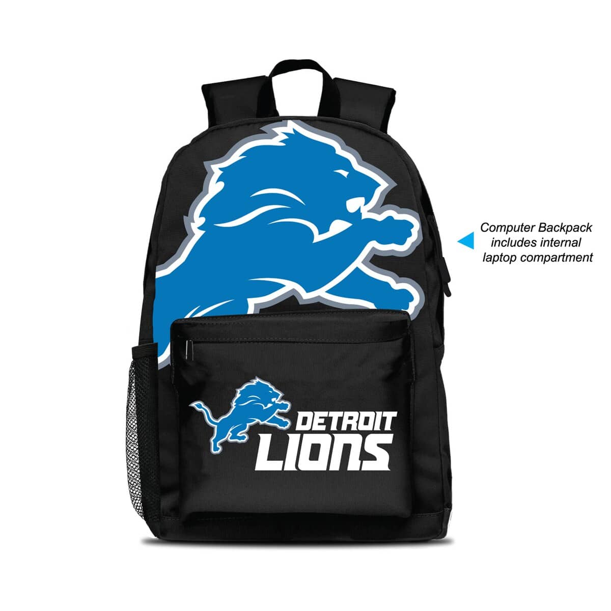 MOJO Detroit Lions MOJO Large Logo Fan Backpack, Main, color, 