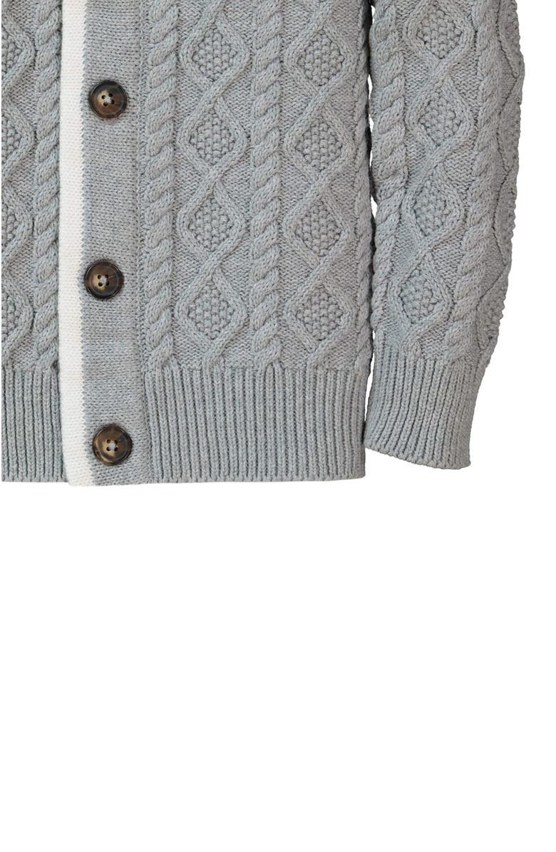 Hope & Henry Baby Boys' Shawl Collar Cardigan, Infant, Alternate, color, 