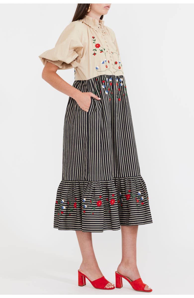 Eddy Eliza Embroidered Maxi Dress, Alternate, color, 