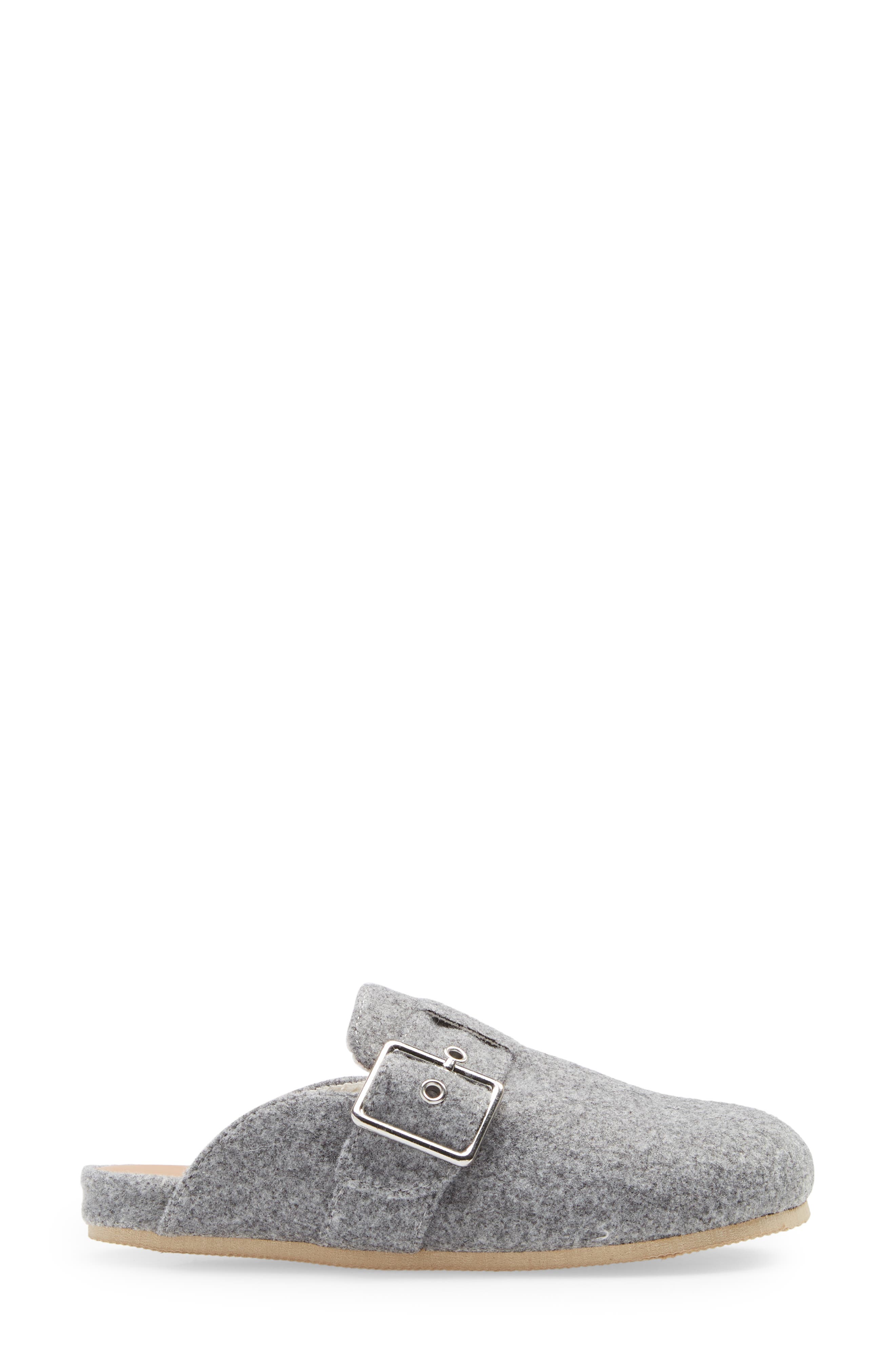 Mollie Faux Shearling Lined Mule, Alternate, color, GREY