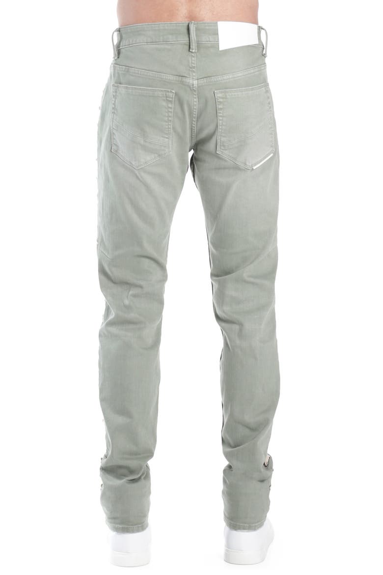 Strat Super Skinny Jeans, Alternate, color, GREEN
