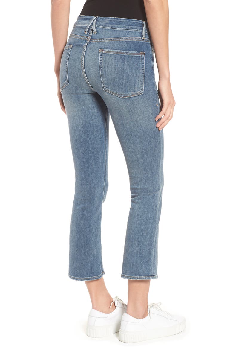 Good Cuts High Rise Boyfriend Jeans, Alternate, color, BLUE 012