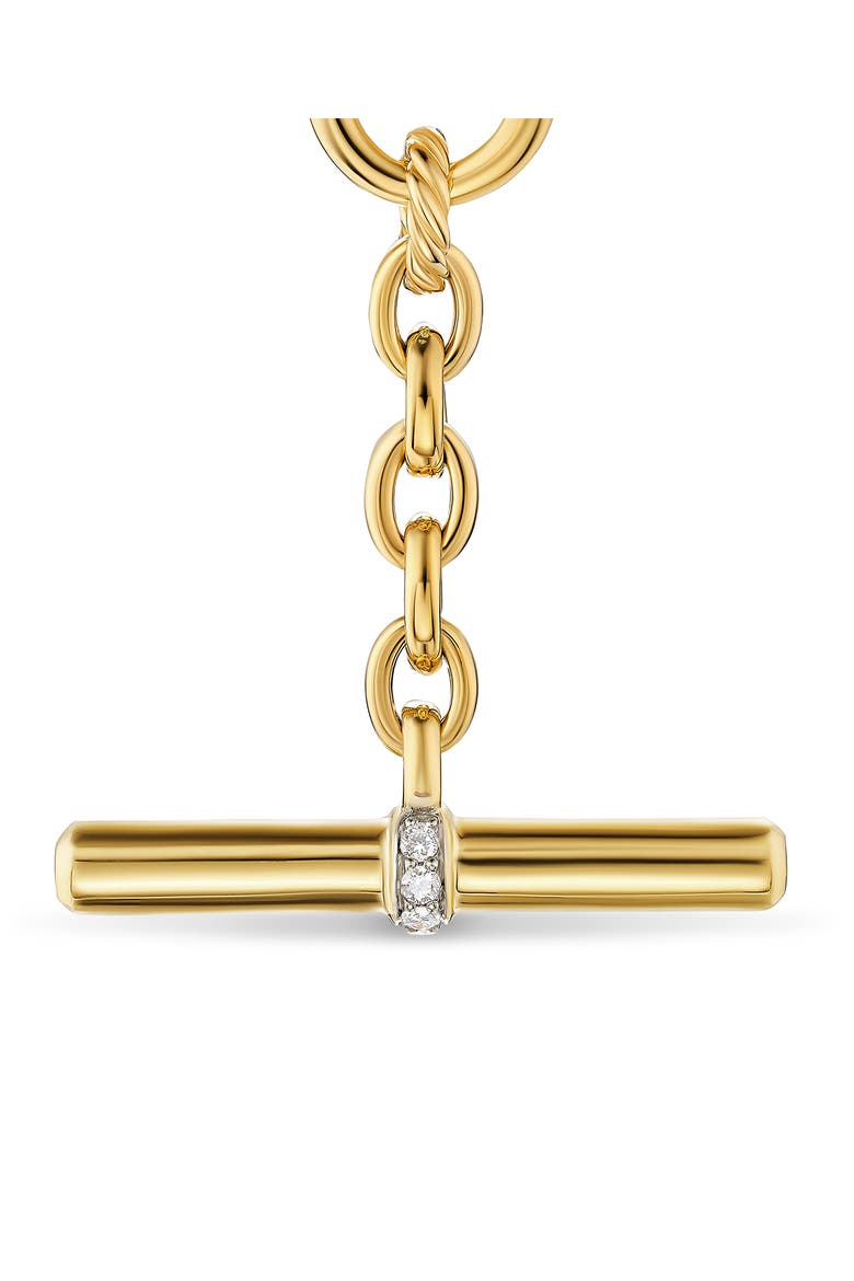 Mercer® Petite Toggle Necklace in 18K Yellow Gold with Diamonds, Alternate, color, DIAMOND