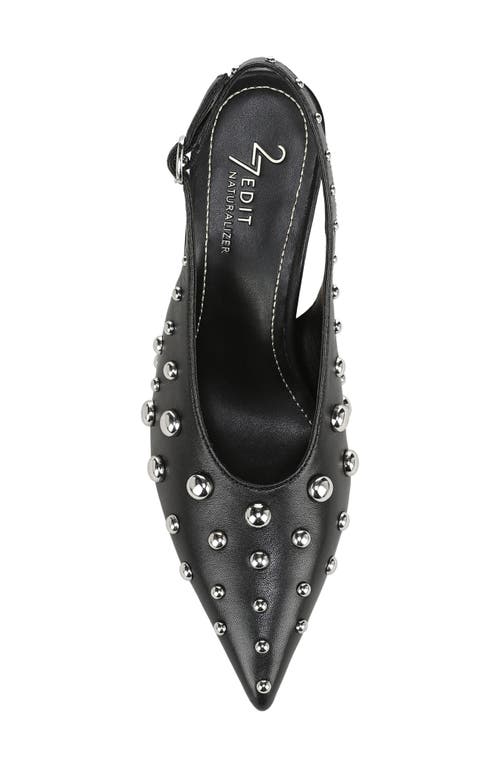 27 Edit Naturalizer Elaine Stud Slingback Pointed Toe Pump In Black