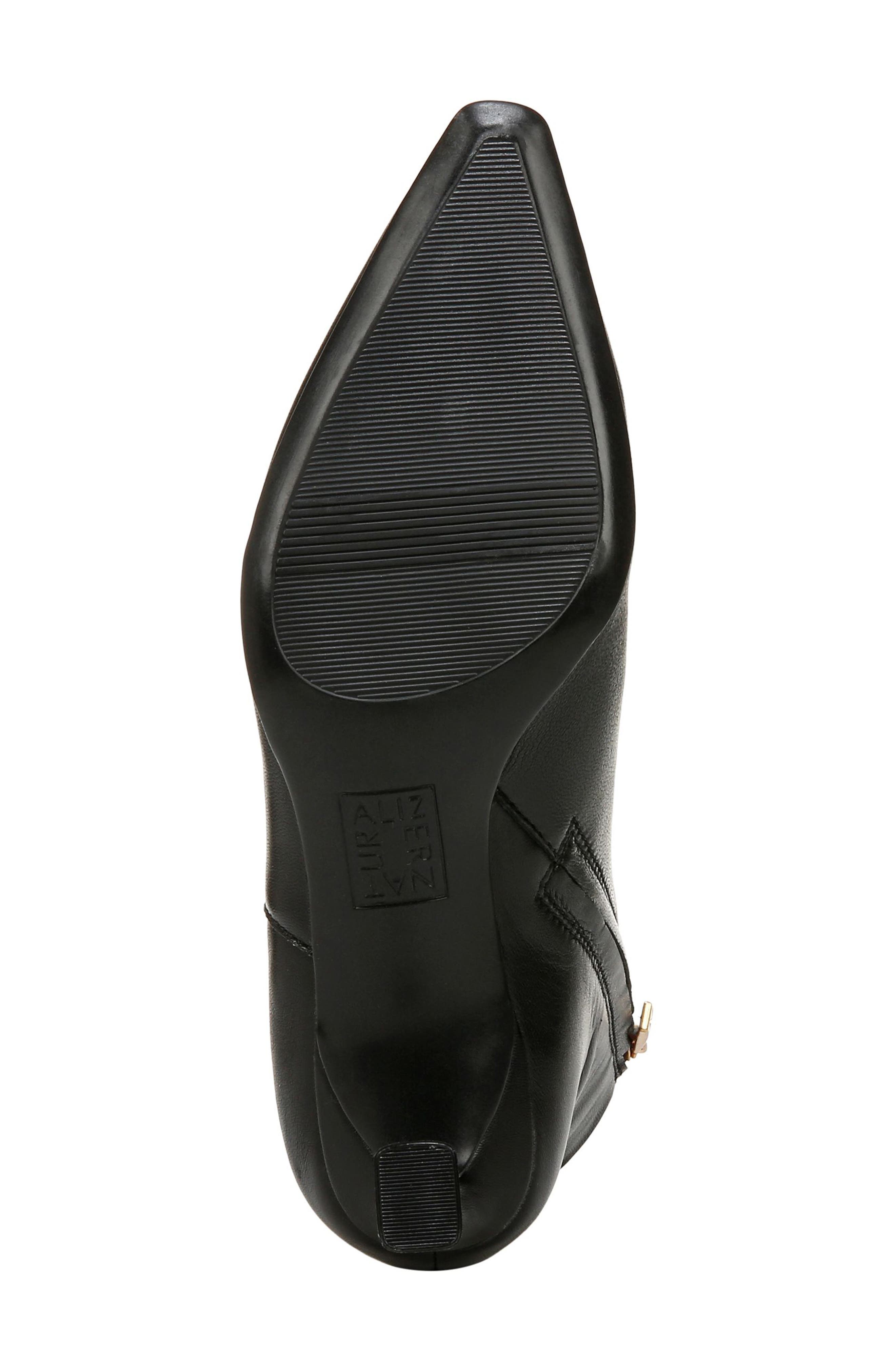 Deesha Pointed Toe Bootie, Alternate, color, BLACK