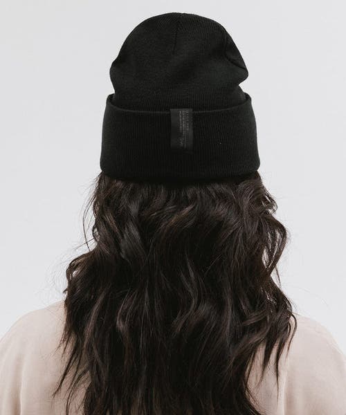 Gigi Pip Shay Soft Knit Beanie In Black