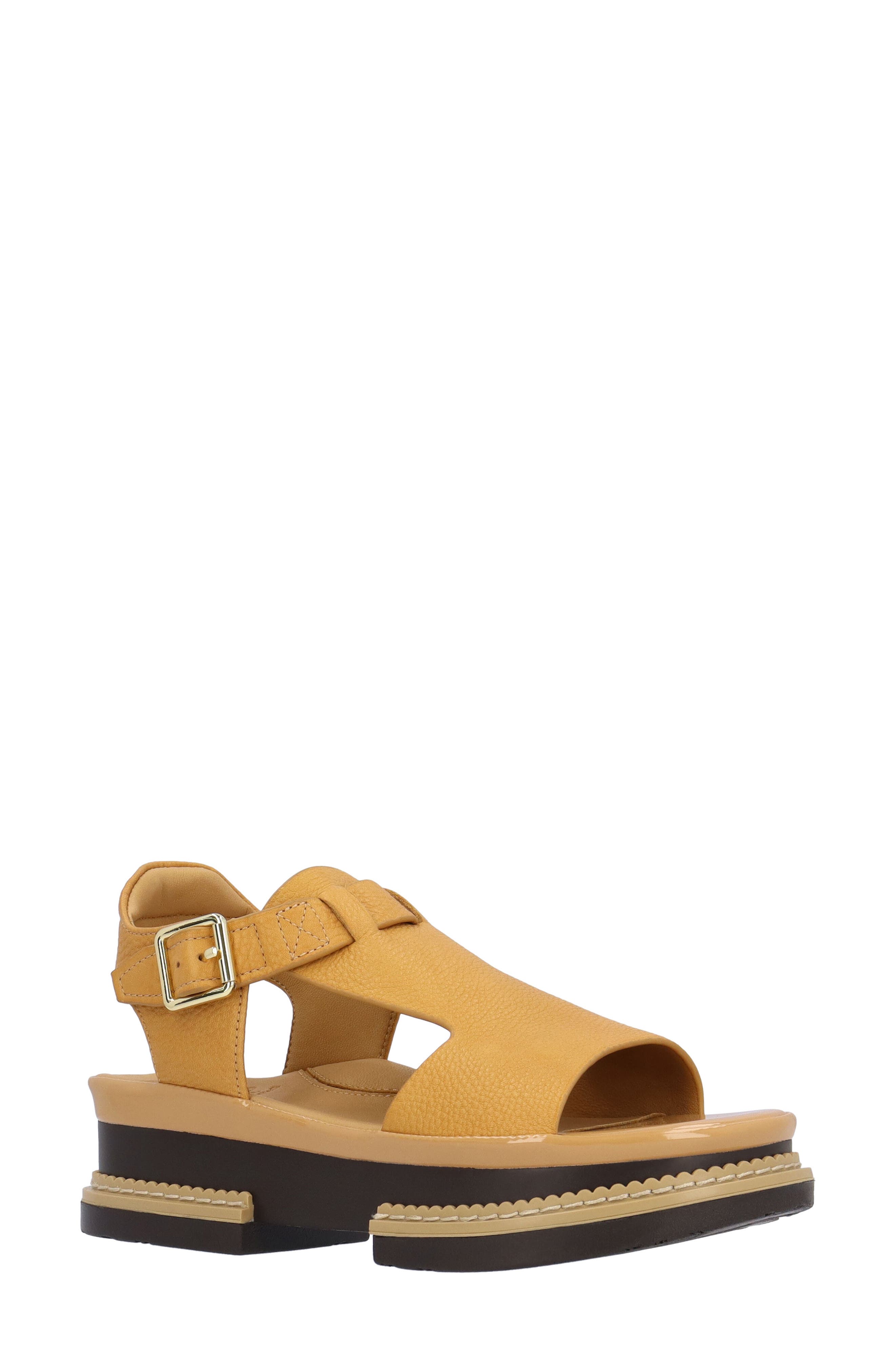L'Amour des Pieds Aveeva Ankle Strap Sandal, Main, color, Lioness