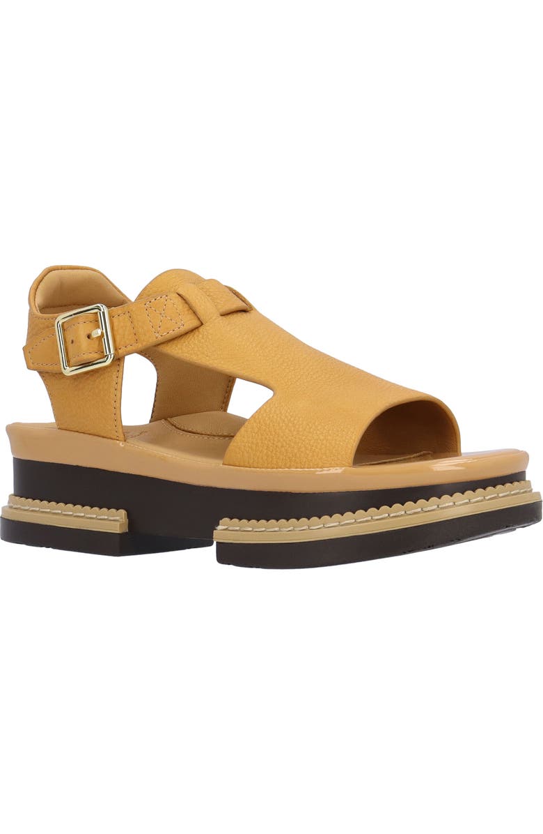 L'Amour des Pieds Aveeva Ankle Strap Sandal, Main, color, Lioness