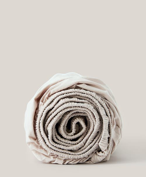 Pact Organic Cool-air Percale Fitted Sheet In Neutral