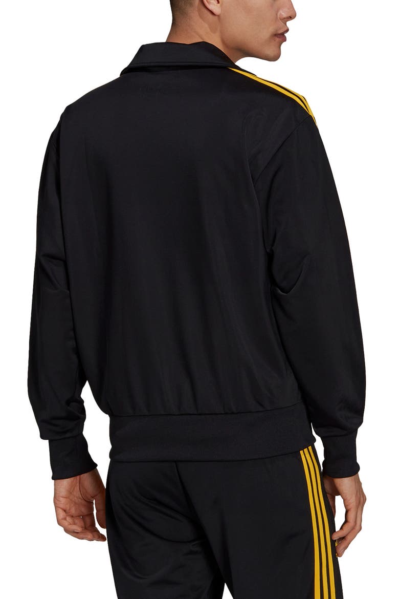 x The Simpsons Firebird Track Jacket, Alternate, color, BLACK/ SUPERYELLOW