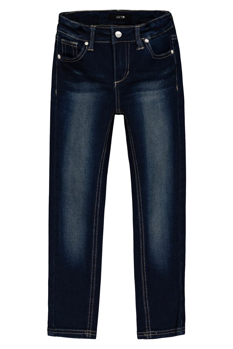 The Icon Ankle Skinny Jeans, Main, color, DARK WASH
