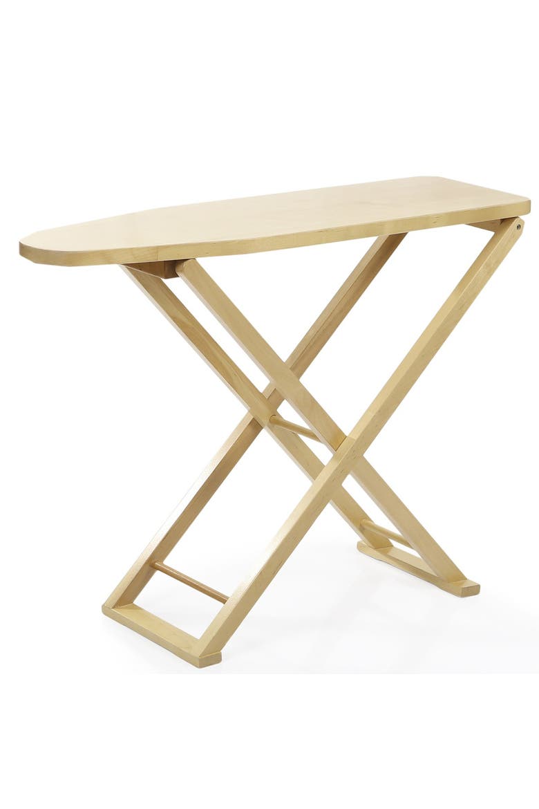 Wooden Ironing Board Set, Alternate, color, Beige