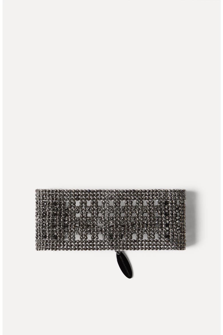 Silver bracelet, Alternate, color, Lignite Grey