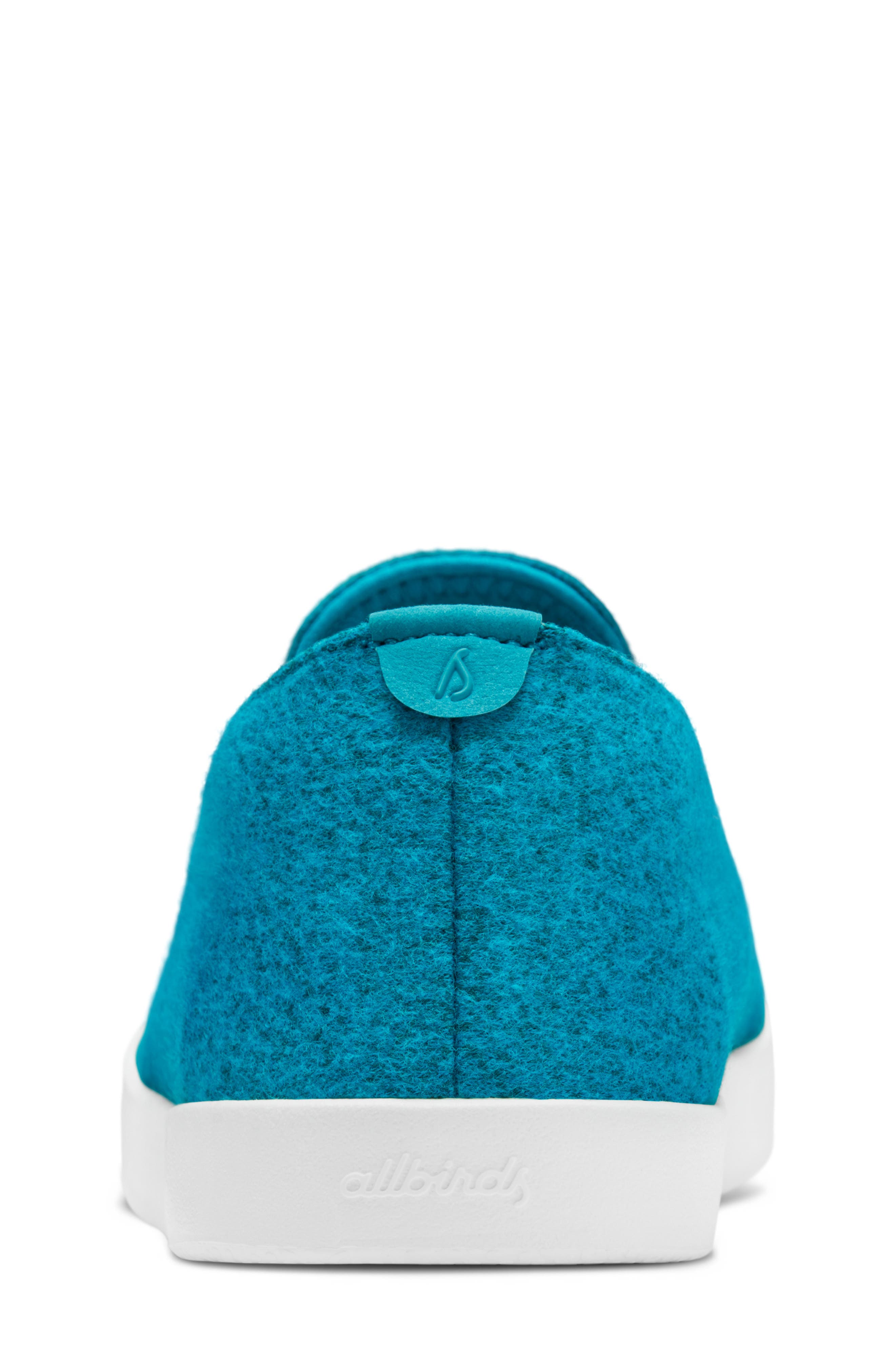 Allbirds Kids' Wool Lounger Slip-On Sneaker, Alternate, color, Thrive Teal/ Blizzard