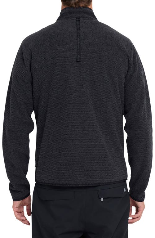 Quiksilver Aker Front Zip Jacket In Black