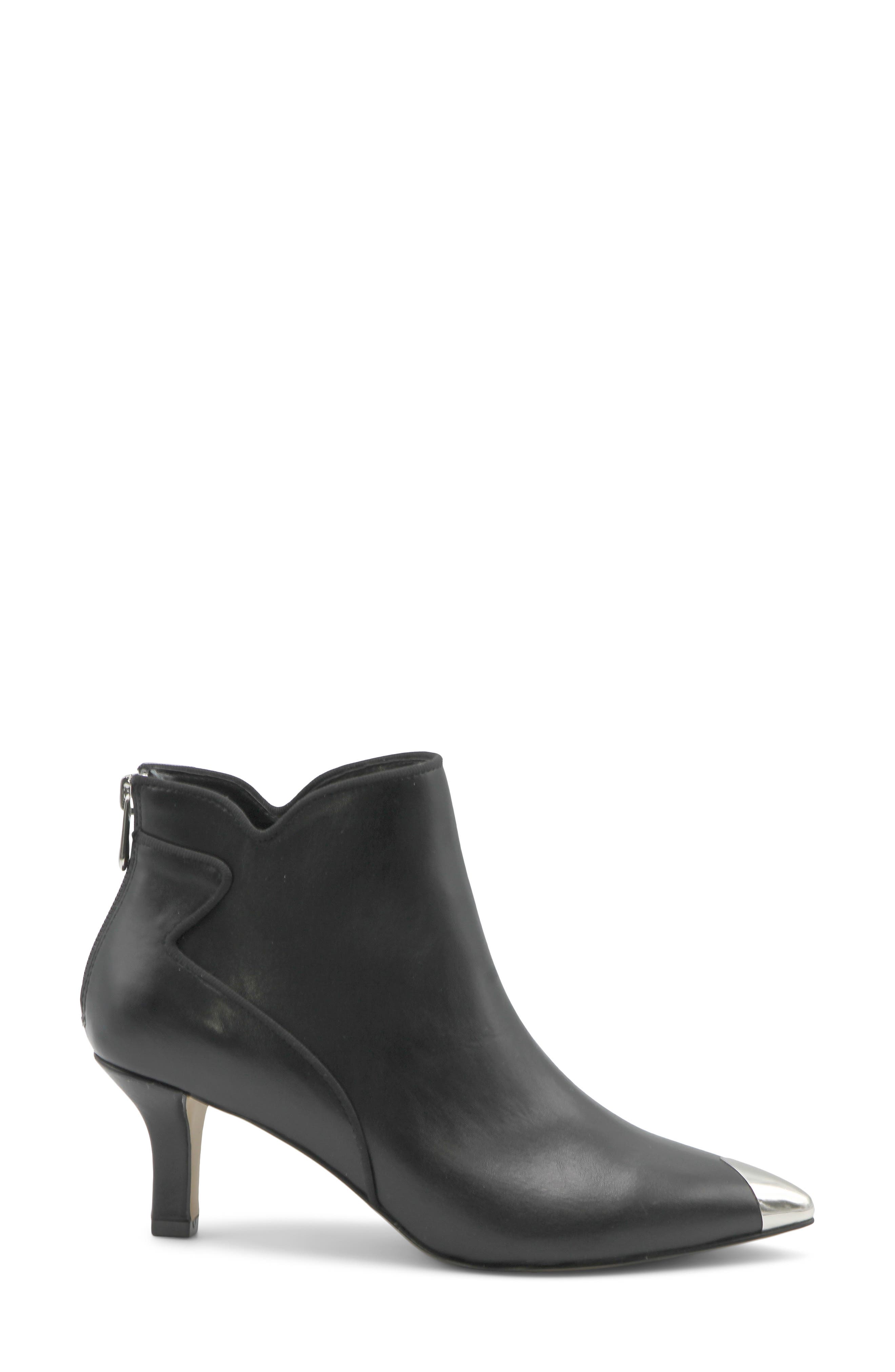 Adrienne Vittadini Panos Ankle Bootie, Alternate, color, Black