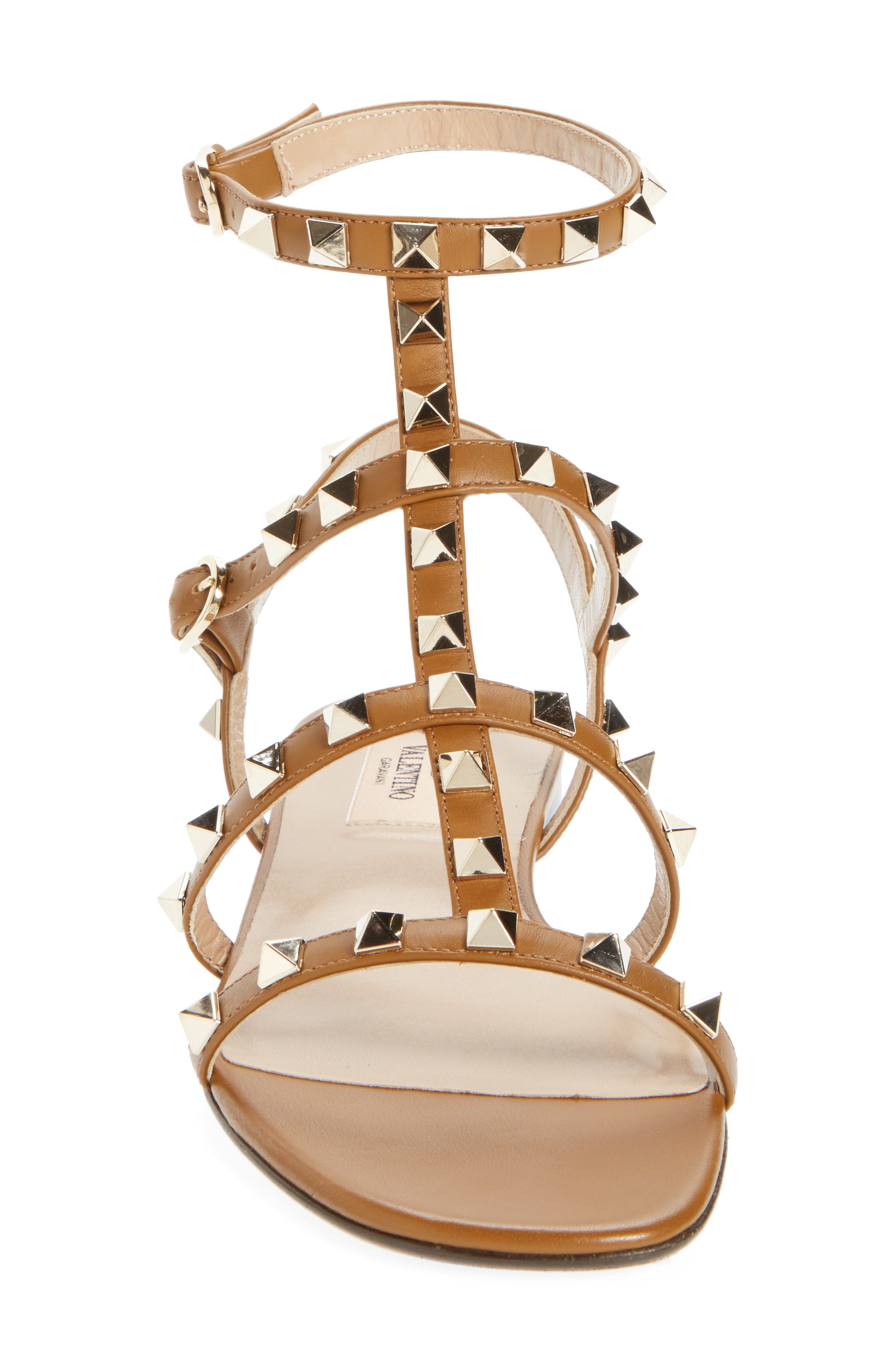 Valentino Garavani Rockstud Gladiator Sandal, Alternate, color, 