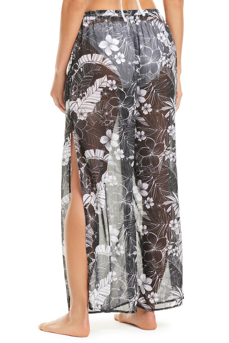 Slit Cover-Up Pants, Alternate, color, BLACK