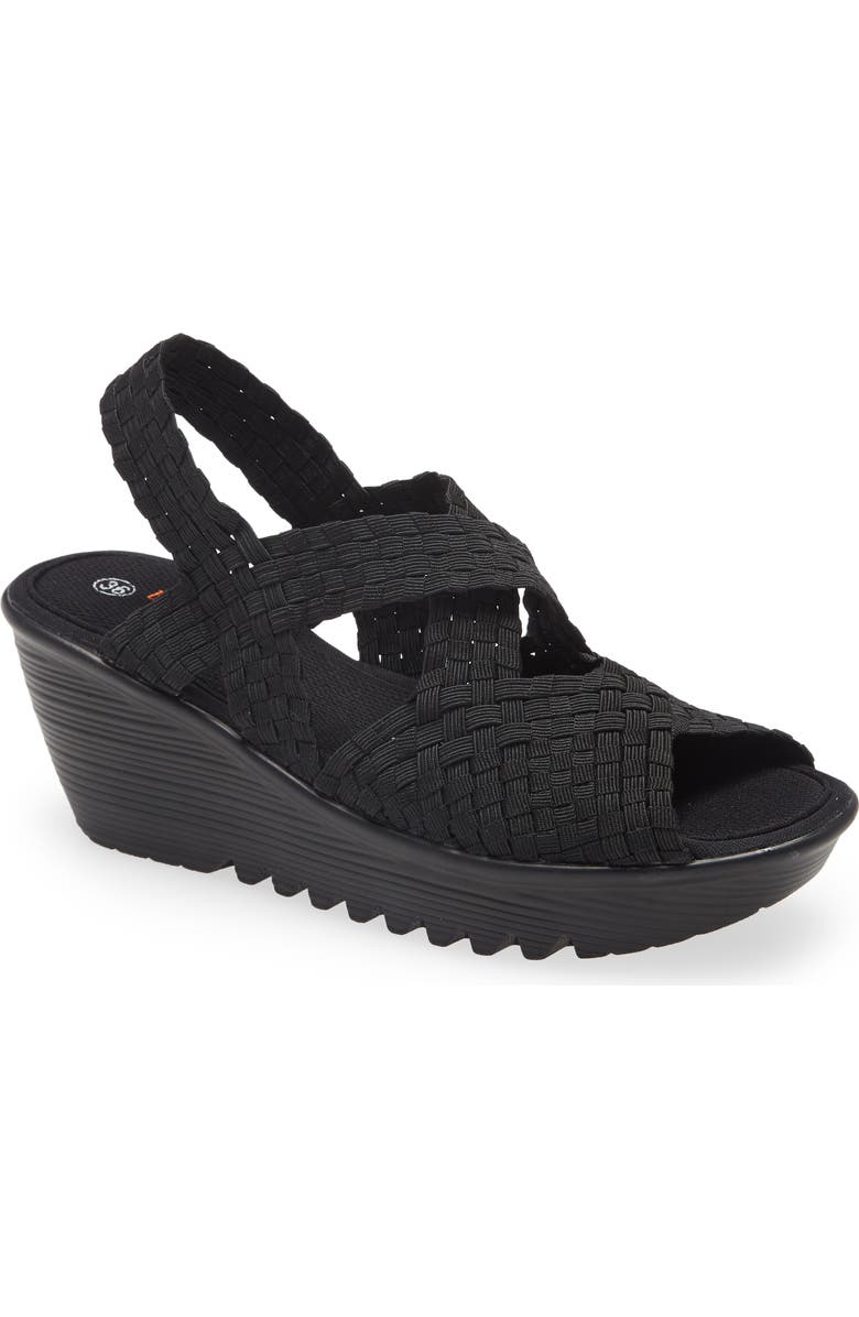 bernie mev. Brighten Wedge Slingback Sandal, Main, color,