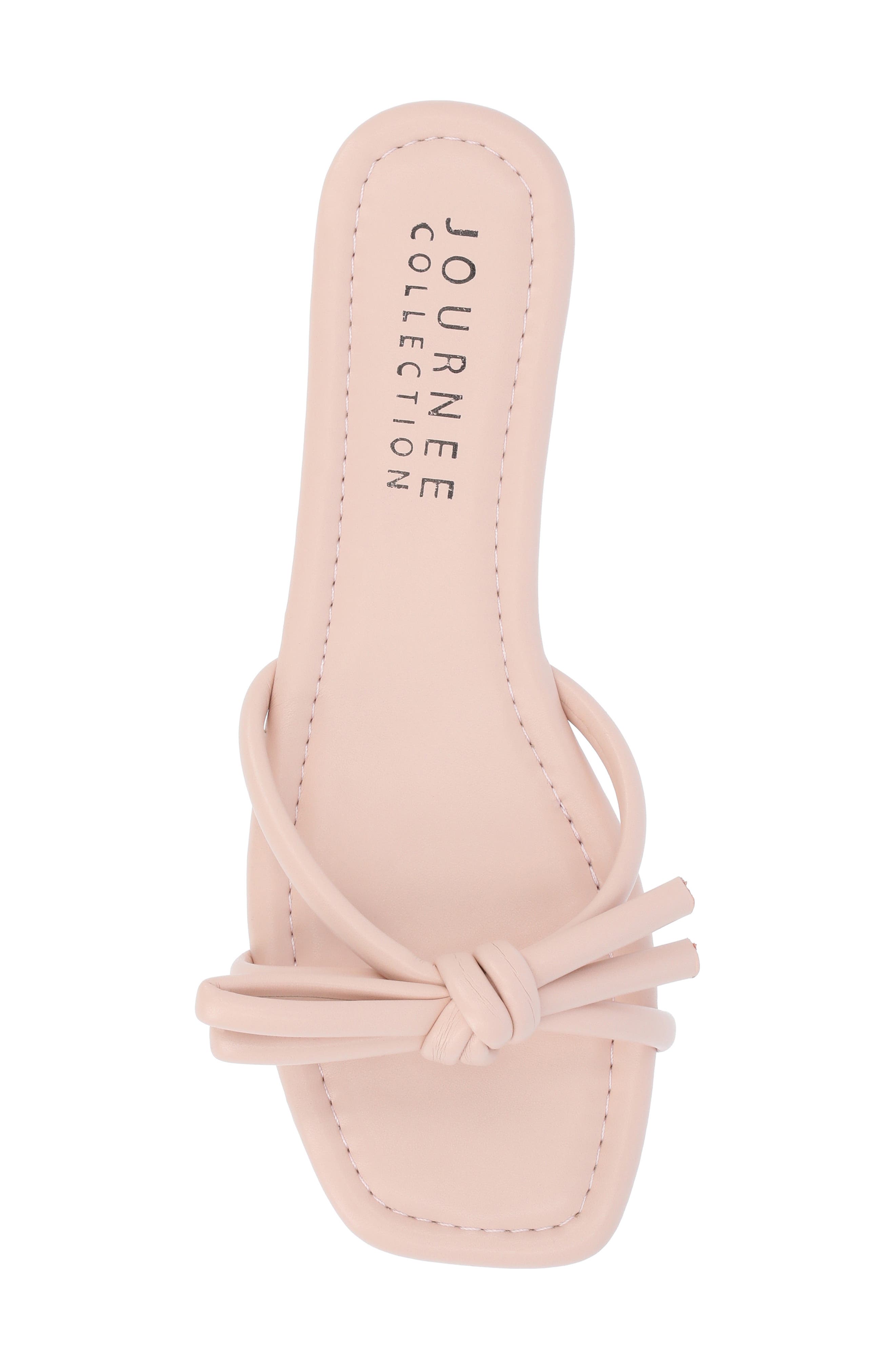 Soma Bow Sandal, Alternate, color, PINK